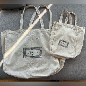 Authentic Gucci tote bags